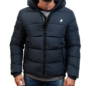 superdry m5011212a 98t hooded sports puffer eclipse yythkg
